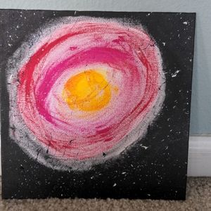 Cosmos inspired painting